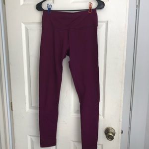 90 Degree Maroon Leggings